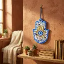 Colgante - Mano Fátima Cerámica con Relieve (18x13cm)_WEBP.webp