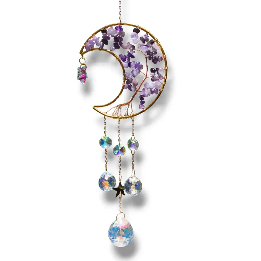 Colgante de Cristales - Luna con Árbol Amatista (49x10cm).webp