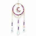 Colgante de Cristales - Círculo con Luna Adentro (Amatista).webp