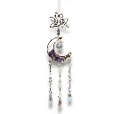 Colgante de Cristales - Luna con Loto (Amatista).webp