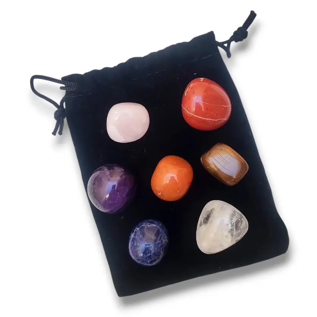 Kit 7 chakras piedras grandes.webp