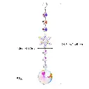 Colgante Atrapasol - Estrella con Flor redonda Tornasol (.webp