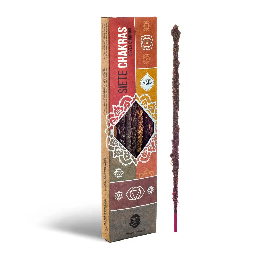 7 chakras Con 1 Sahumerio.webp
