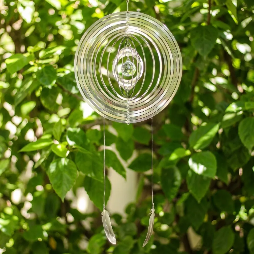 WindSpinner Premium 33cm - Esfera del Cielo (Acero Inox.)