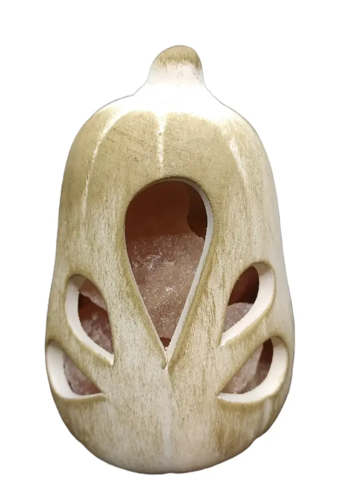Lámpara de Sal Calabaza 10x7cm
