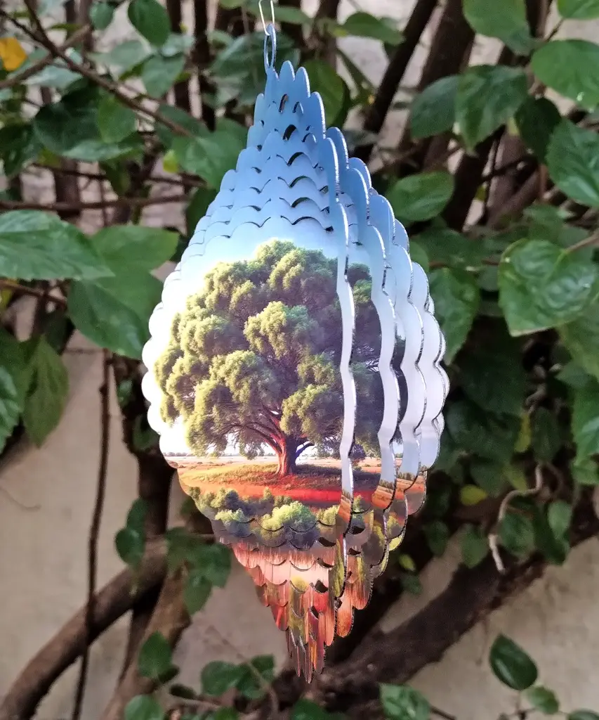 WindSpinner 20cm - Árbol (Pintado ambos lados)