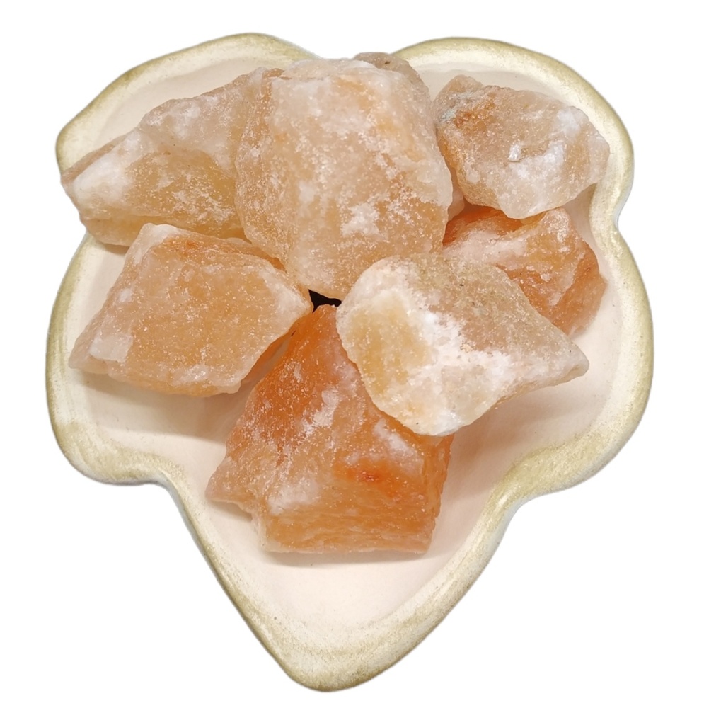 Lámpara de Sal Hoja de pétalos 13x7cm