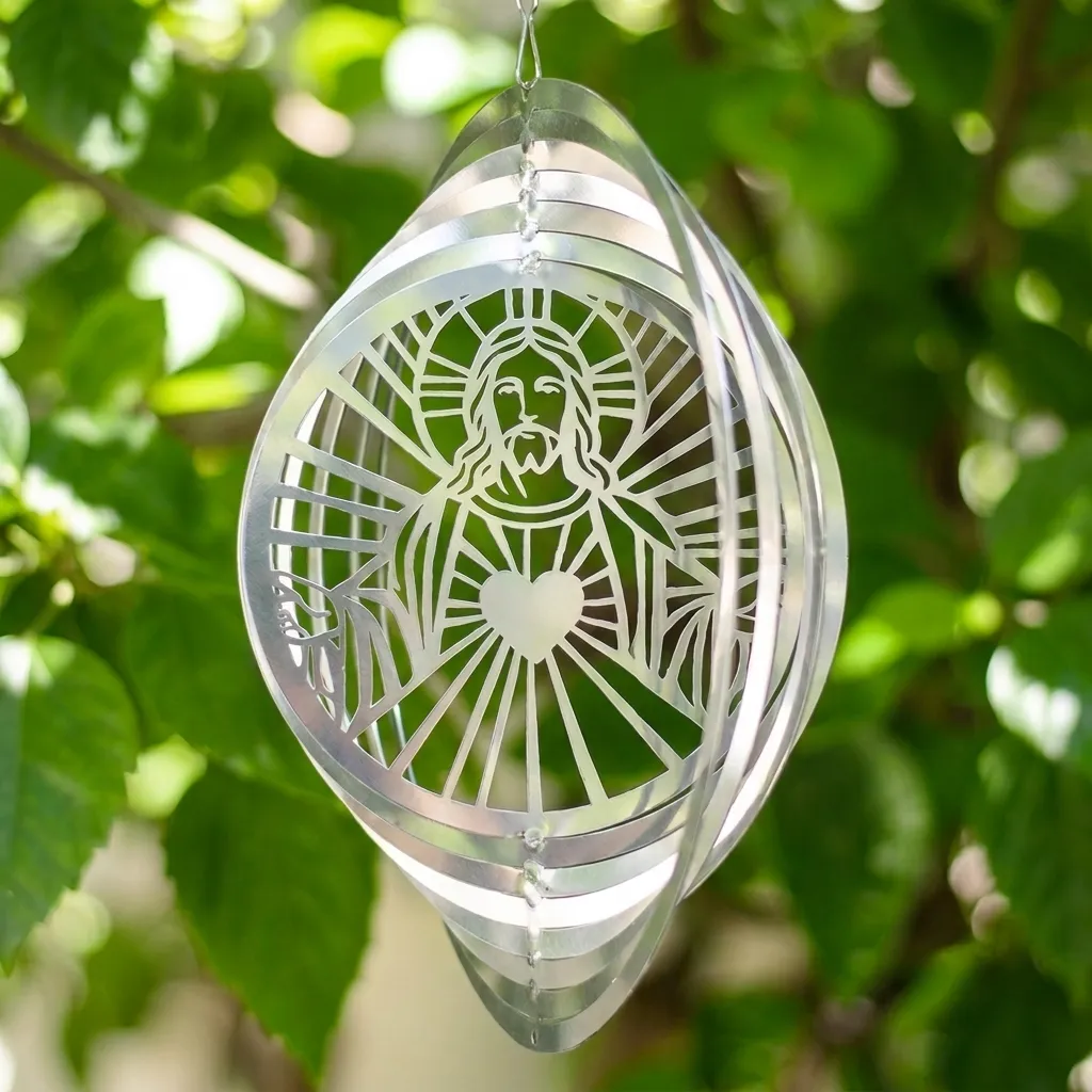 WindSpinner 20cm - Jesús (Acero Inox.)