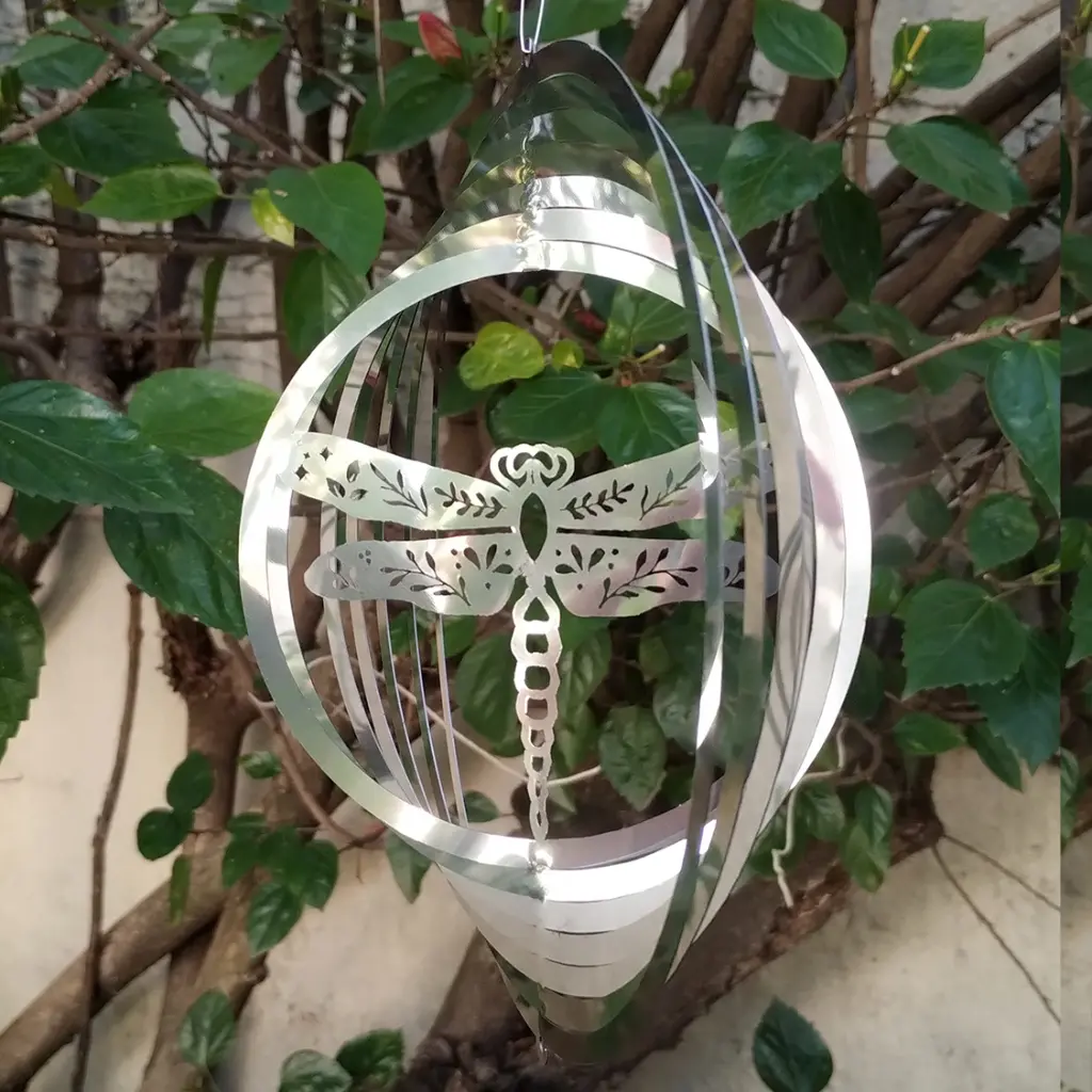 WindSpinner 20cm - Libélula (Acero Inox.)