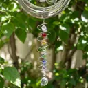 Cola para Windspinner Importada - Doble espiral PLATEADA (25cm)
