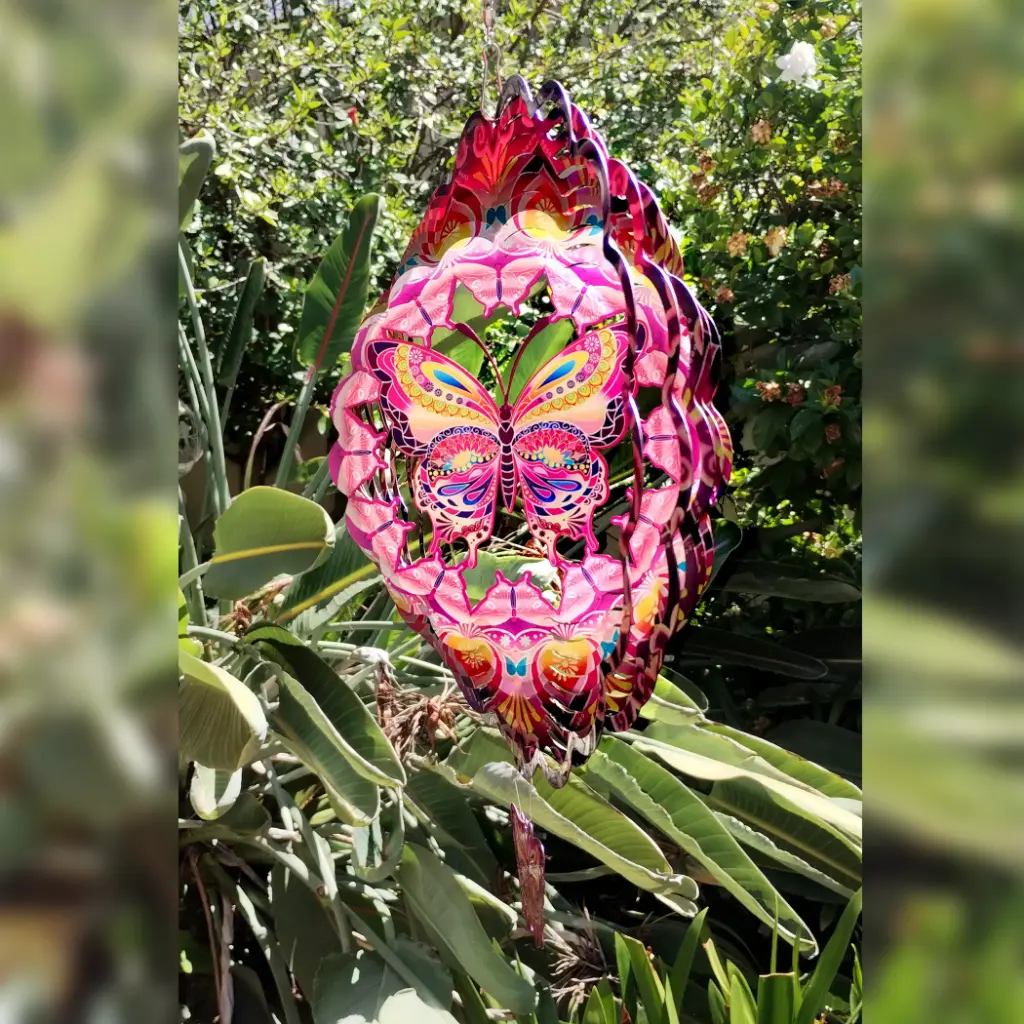 Windspinner Importado 30cm - Mariposa tecnicolor