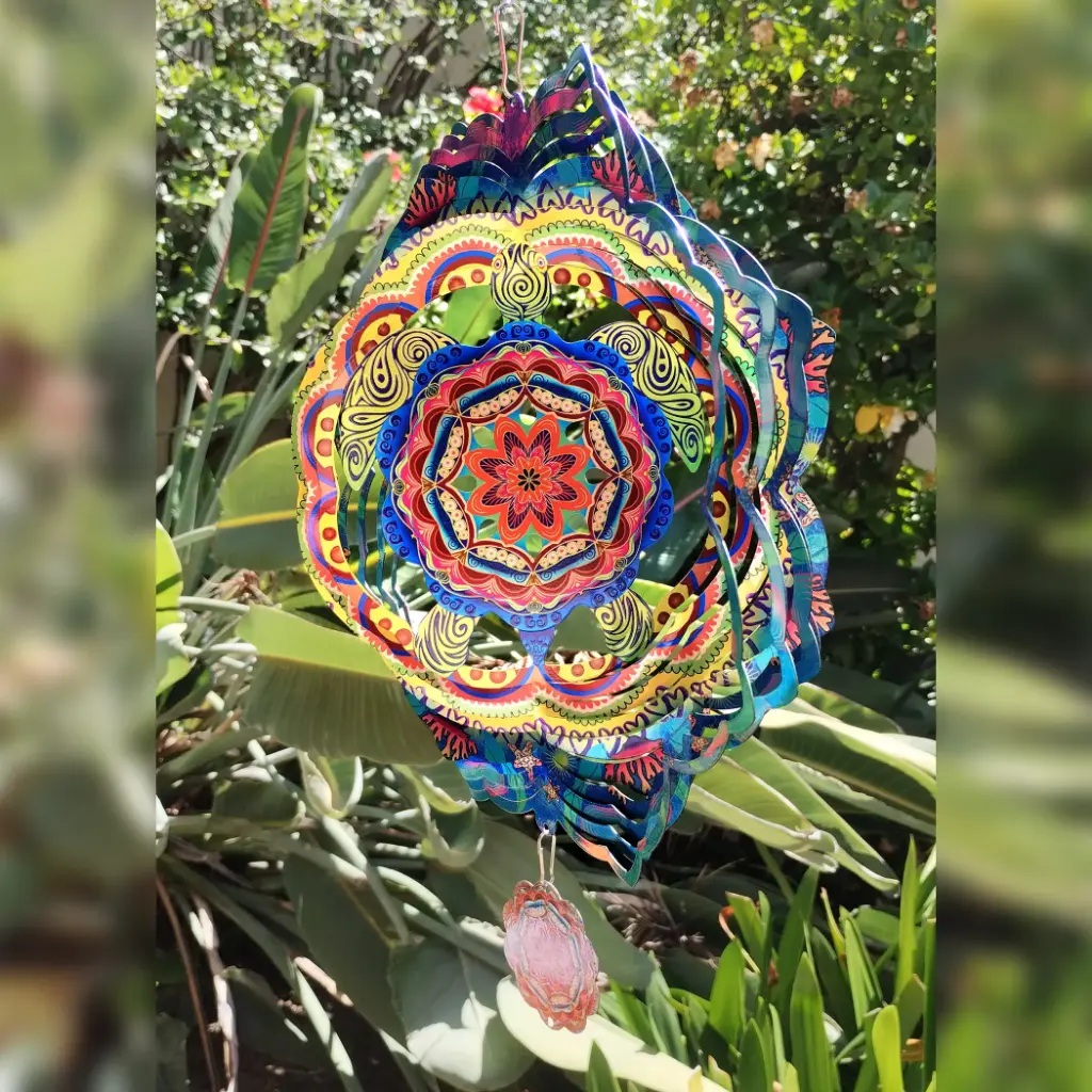 Windspinner Pintado 30cm - Tortuga de Agua (Brillante)