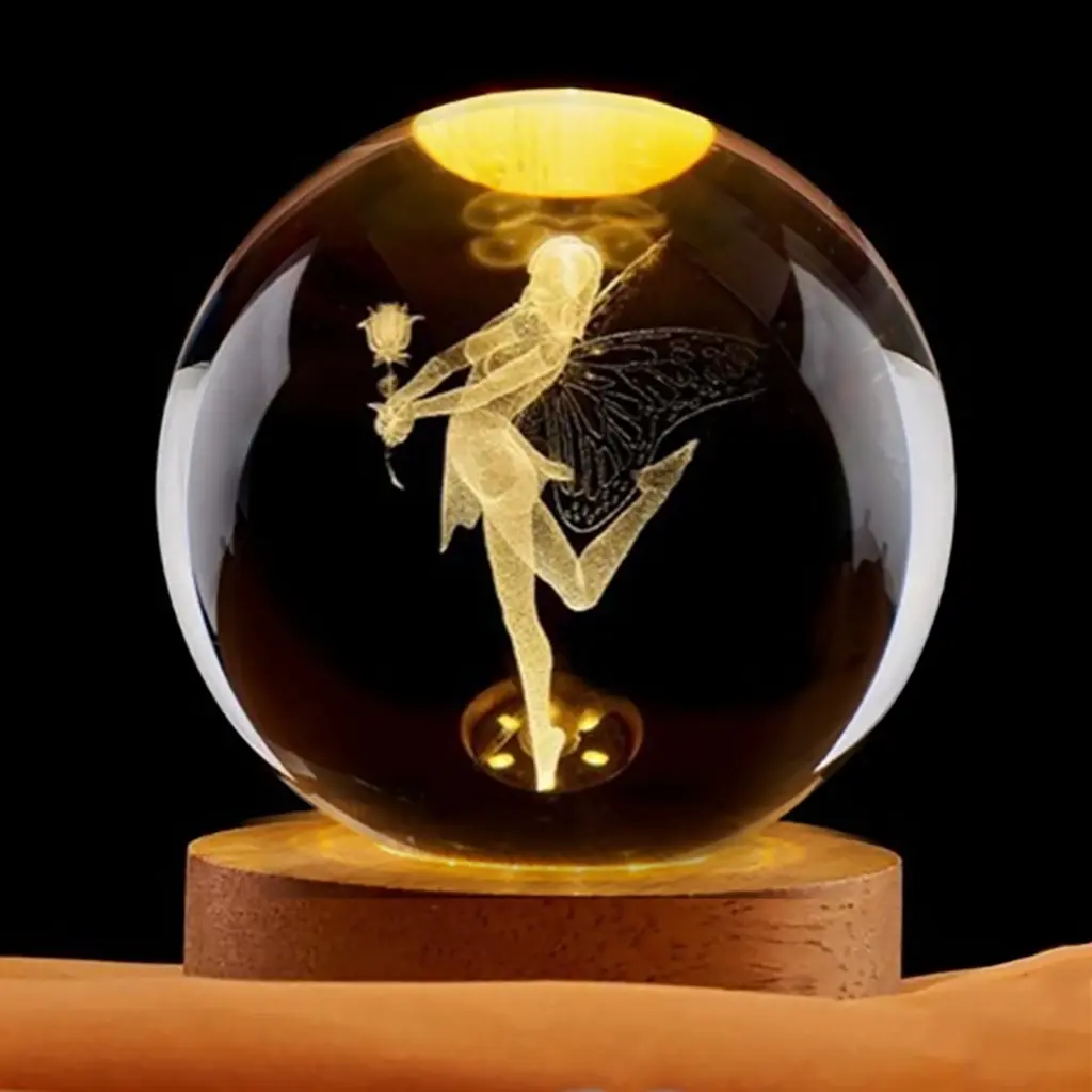 Lampara Esfera de Vidrio - Hada (6cm)