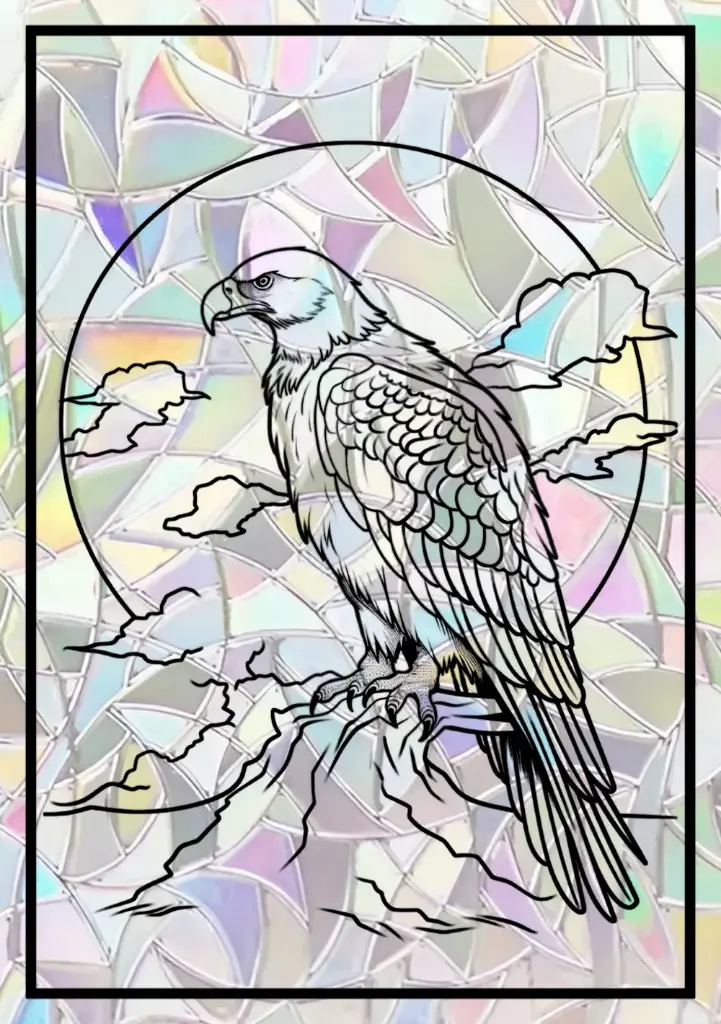 Sticker Suncatcher (Atrapasol) - 002. Águila