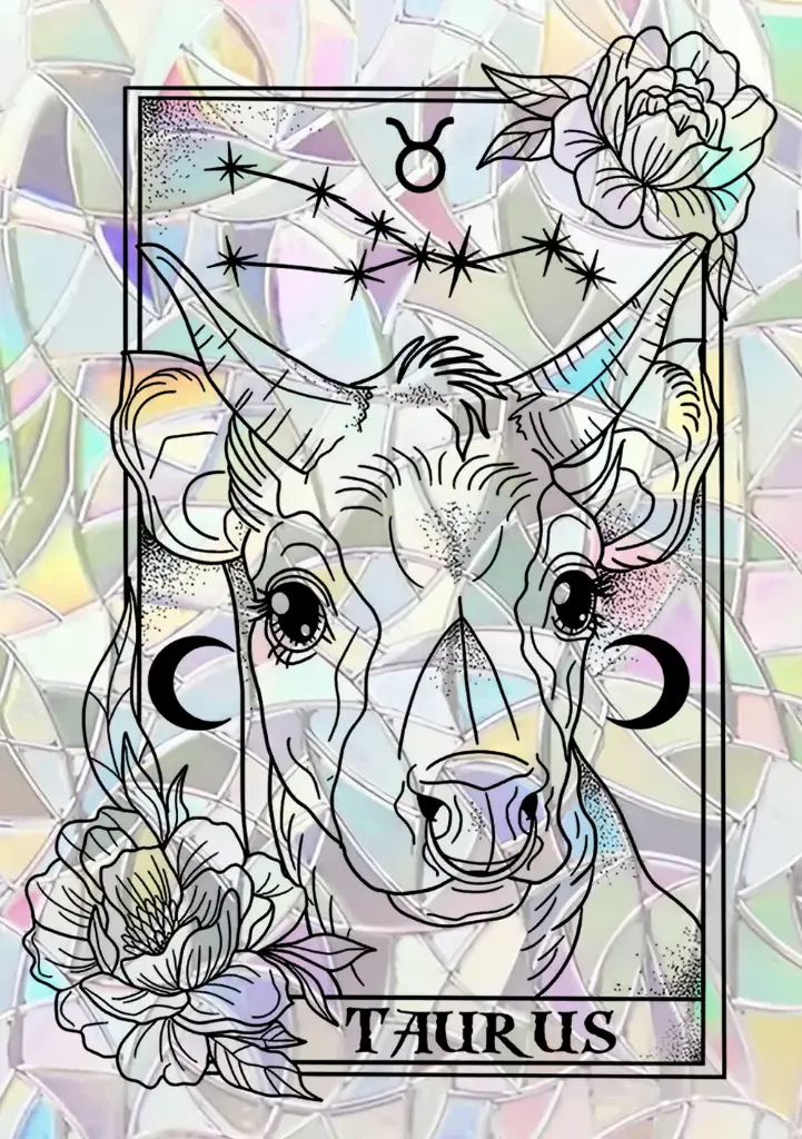 Sticker Suncatcher (Atrapasol) - 032. Signo Tauro