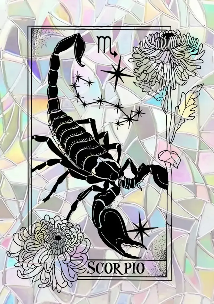 Sticker Suncatcher (Atrapasol) - 038. Signo Escorpio