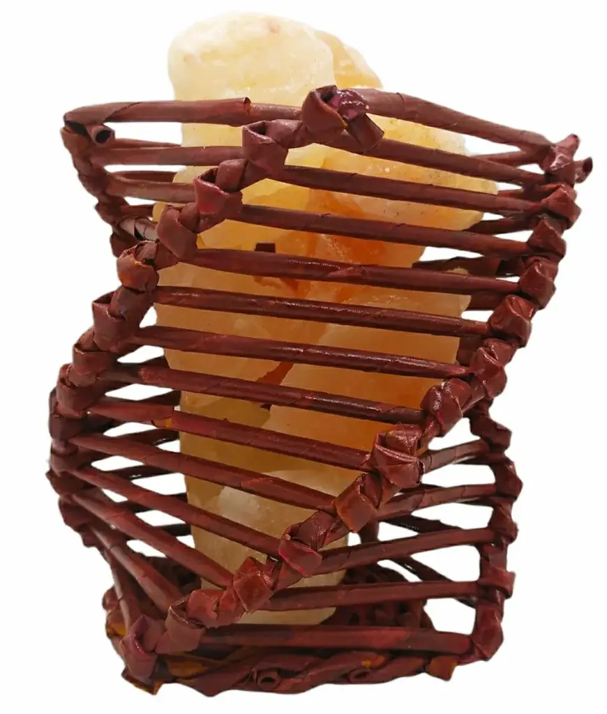 Lámpara de sal N°13 Espiral evolutiva 13x13cm