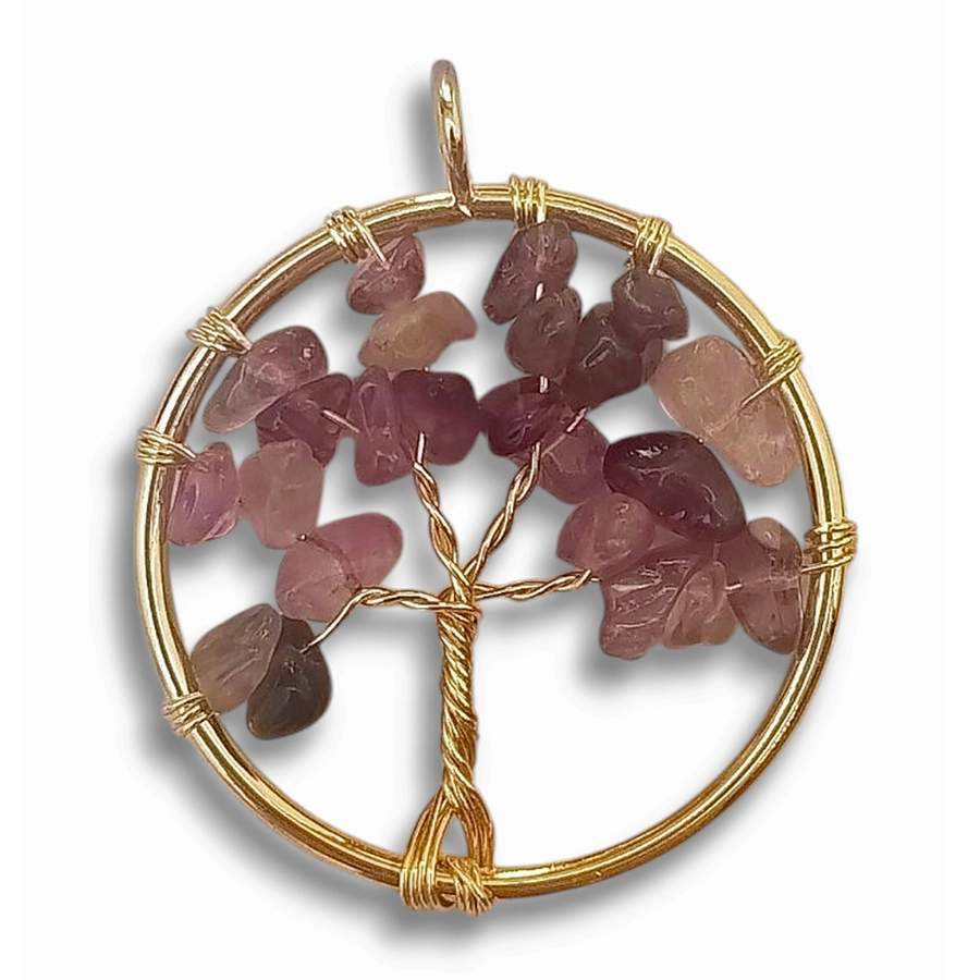 Dije 3cm - Arbol de la vida de Amatista