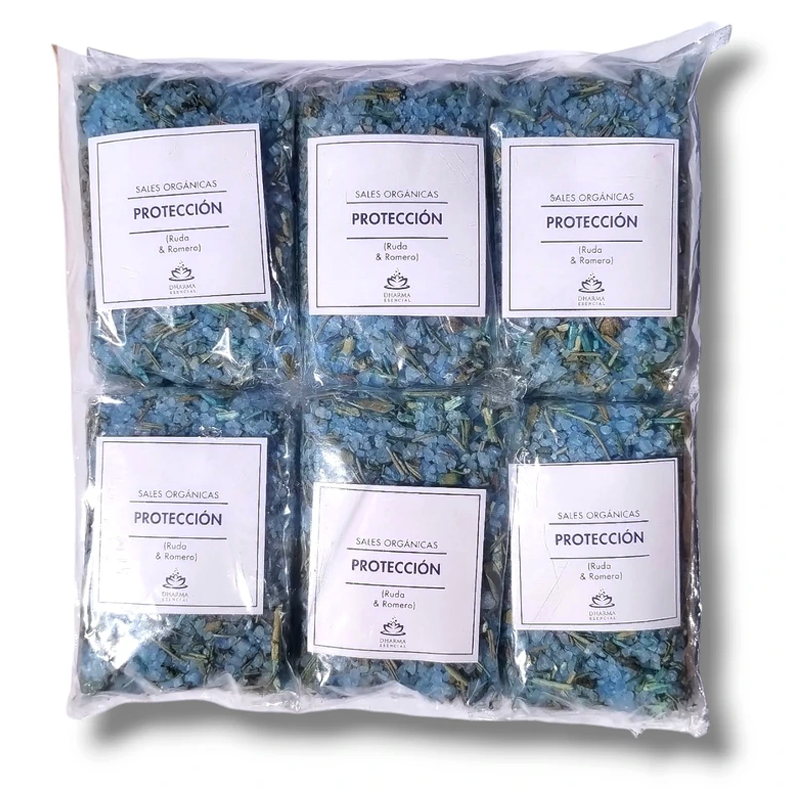 Pack x6 - Sales de Baño de Descarga PROTECCIÓN (125gr)