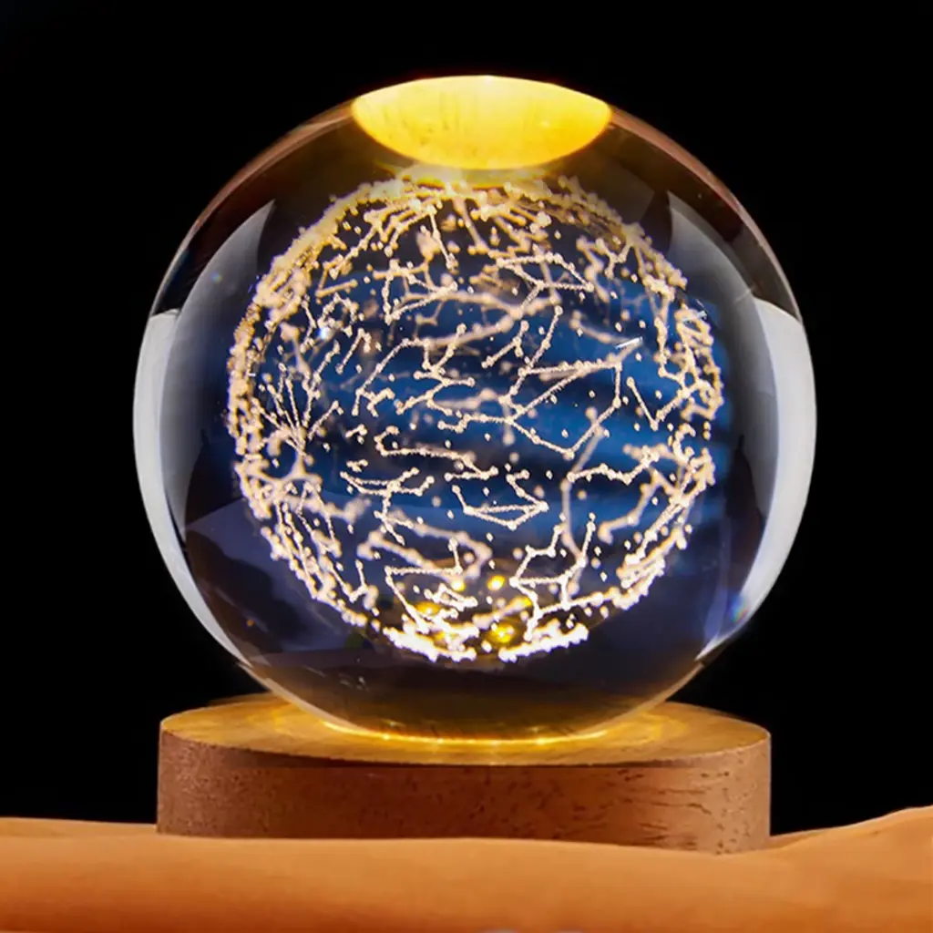 Lampara Esfera de Vidrio - Constelaciones (6cm)