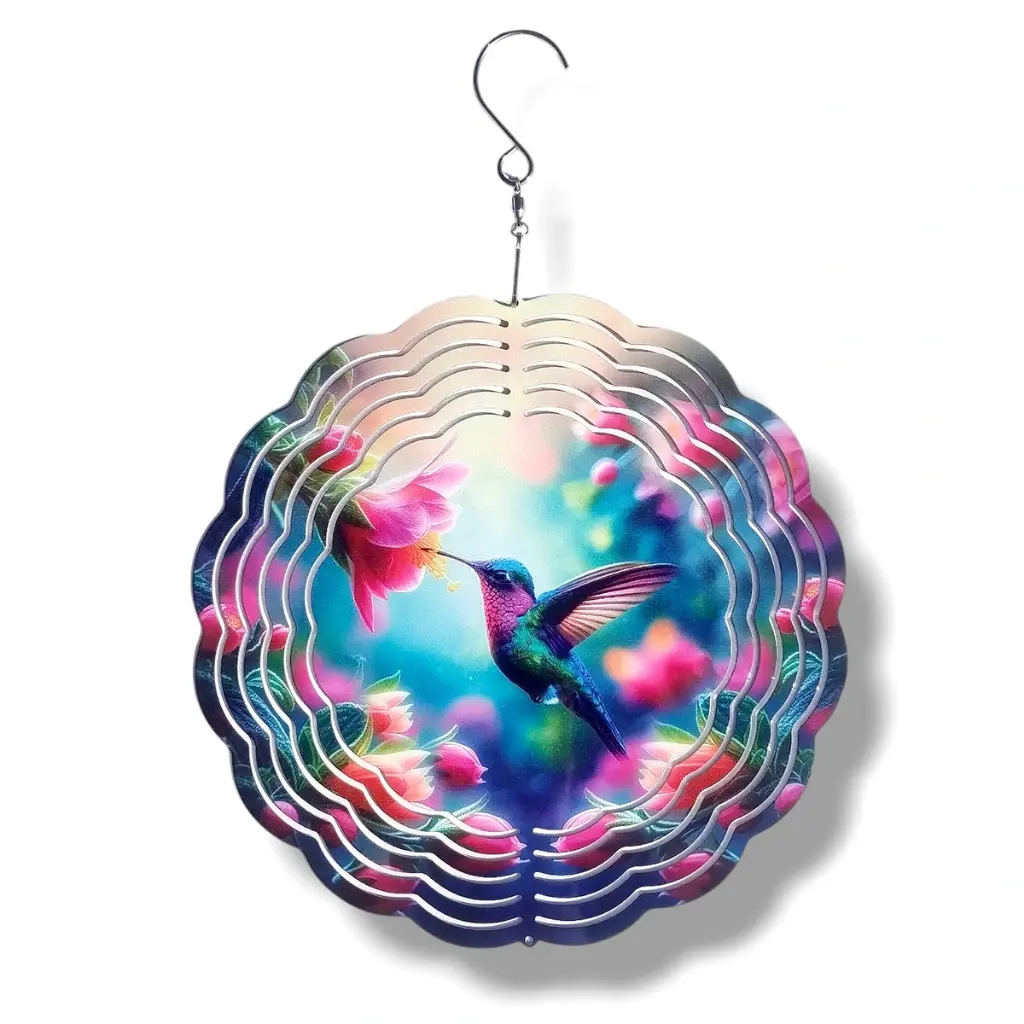 Windspinner 20cm NUEVOS - Colibrí (Pintado ambos lados)