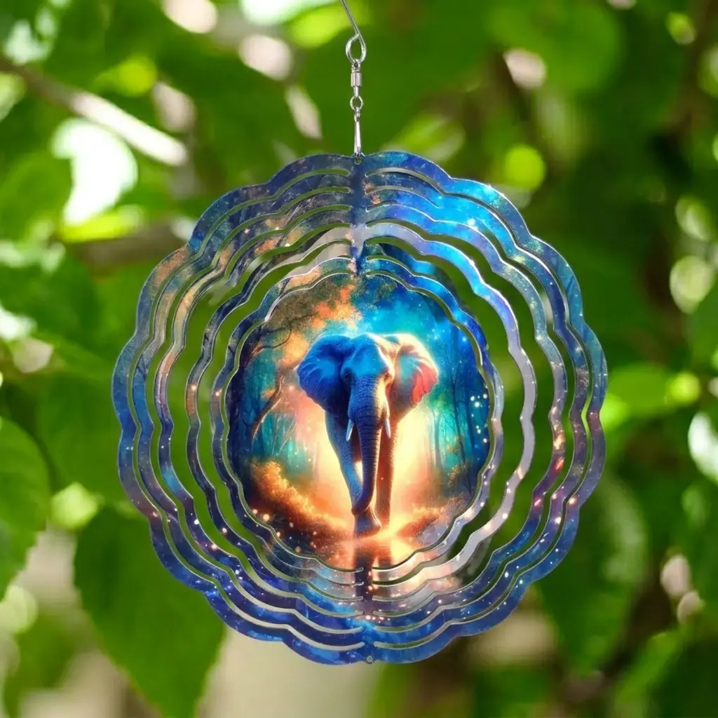 Windspinner 20cm NUEVOS - Elefante (Pintado ambos lados)