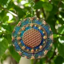 Windspinner 20cm NUEVOS - Flor de la vida (Pintado ambos lados)