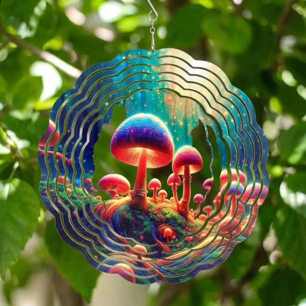 Windspinner 20cm NUEVOS - Hongos Mágicos (Pintado ambos lados)