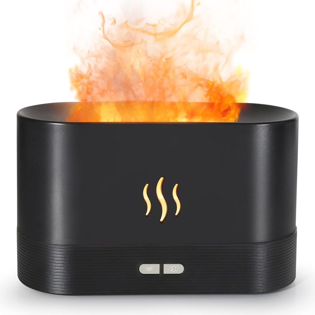 Humidificador USB Fogata Negro (Sin filtro - apto aceites) 