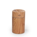PROMO X10 - Humidificador USB cilíndrico color madera (Ideal para autos)