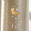 Colgante de Cristales - Luna Semillena Citrino (50x10cm)
