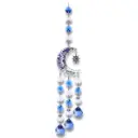 Colgante Atrapasol - Luna con Arbol Azul (Proteccion) (27x5cm)