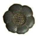Portasahumerio Flor de Loto de METAL (9cm)