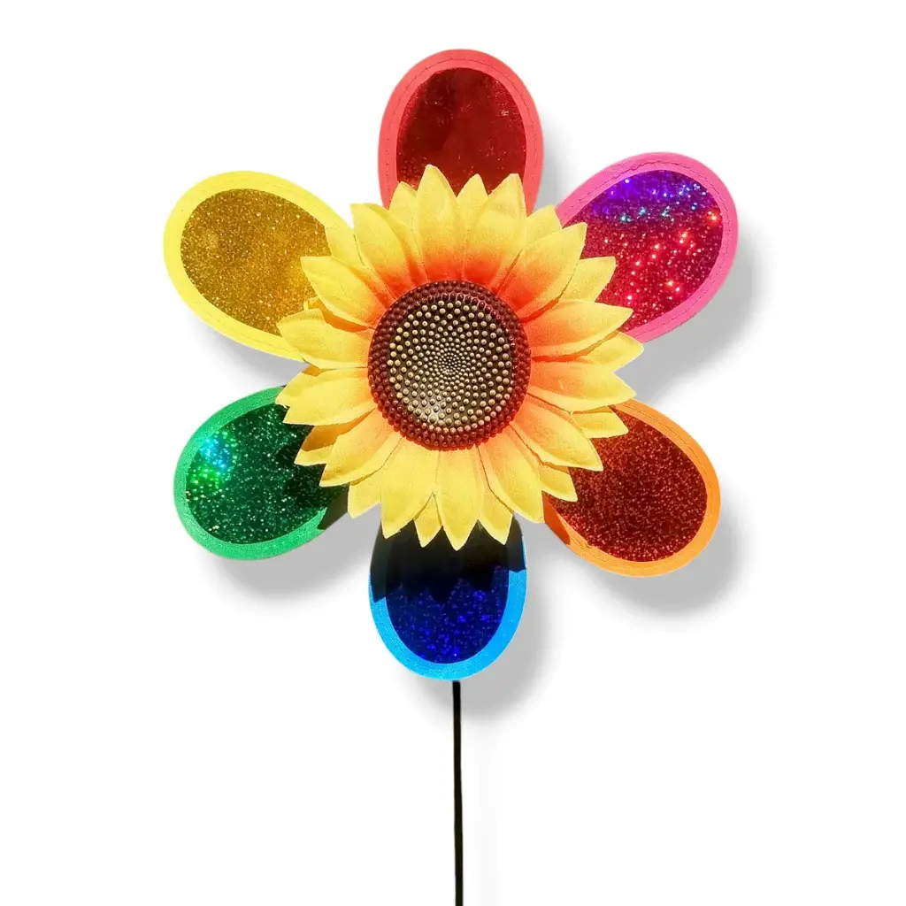 Tutor WindSpinner Plástico - Girasol Brillante (28cm)