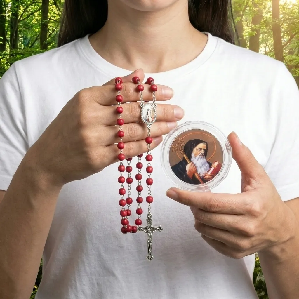 Rosario Perfumado San Benito (En cajita plástica)