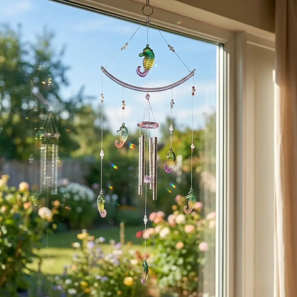 Llamador de Angeles - Caballitos de Mar (Grande 43x23cm)
