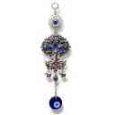 Colgante - Árbol de la vida con Ojo Turco Grande (23x7cm)