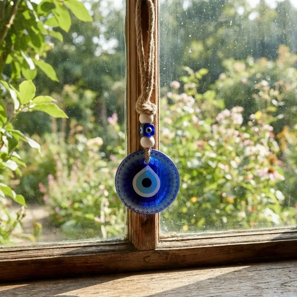PROMOX12 - Colgante - Ojo turco con Soga (20x6cm)
