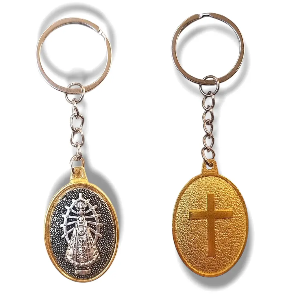 PROMO X10 - Llavero Virgen de Luján (9x3cm)