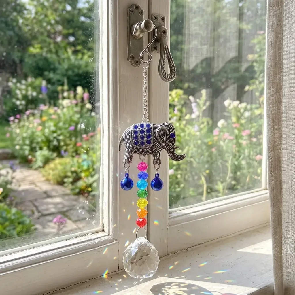 Atrapasol - Elefante Chakras (22x6cm)