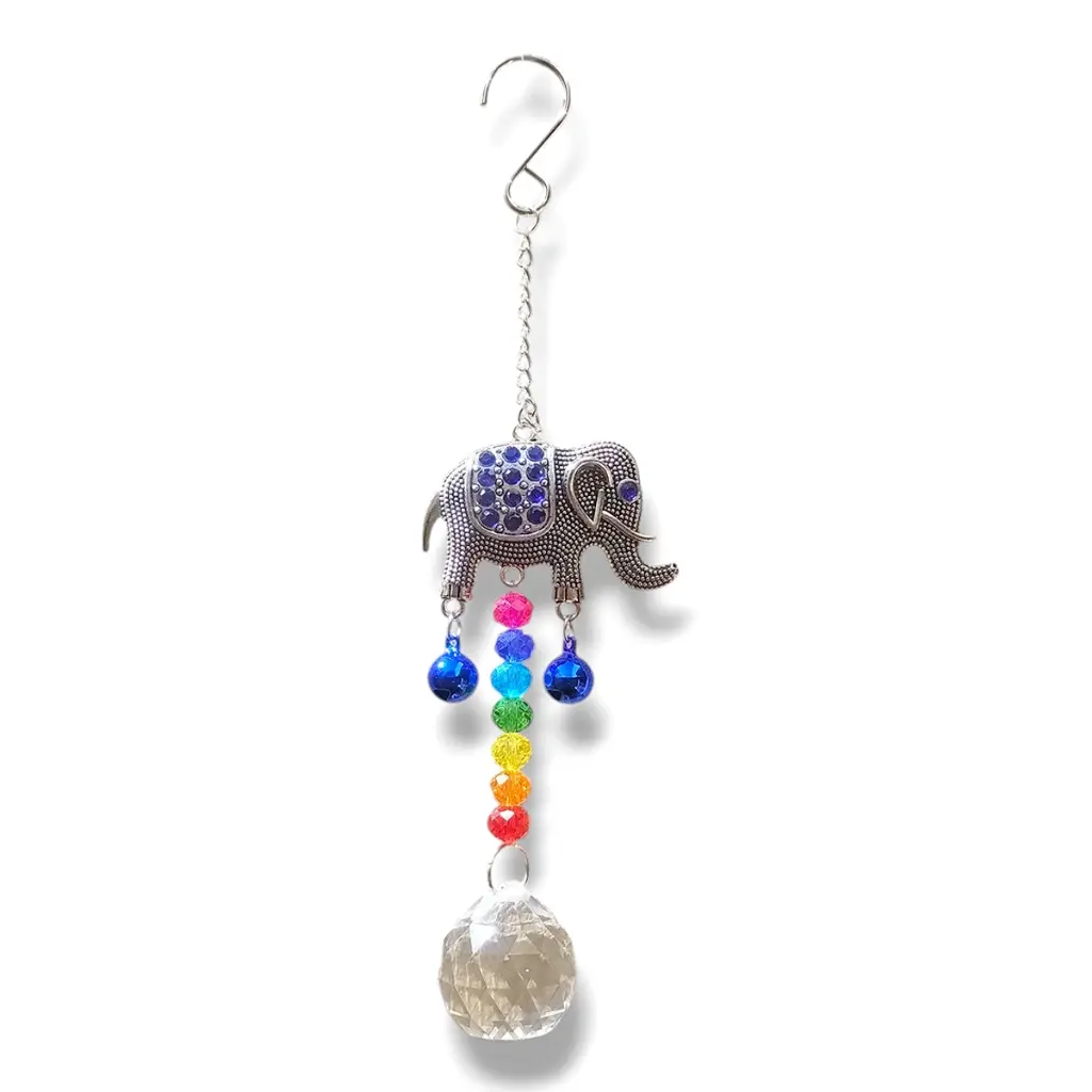 Atrapasol - Elefante Chakras (22x6cm)