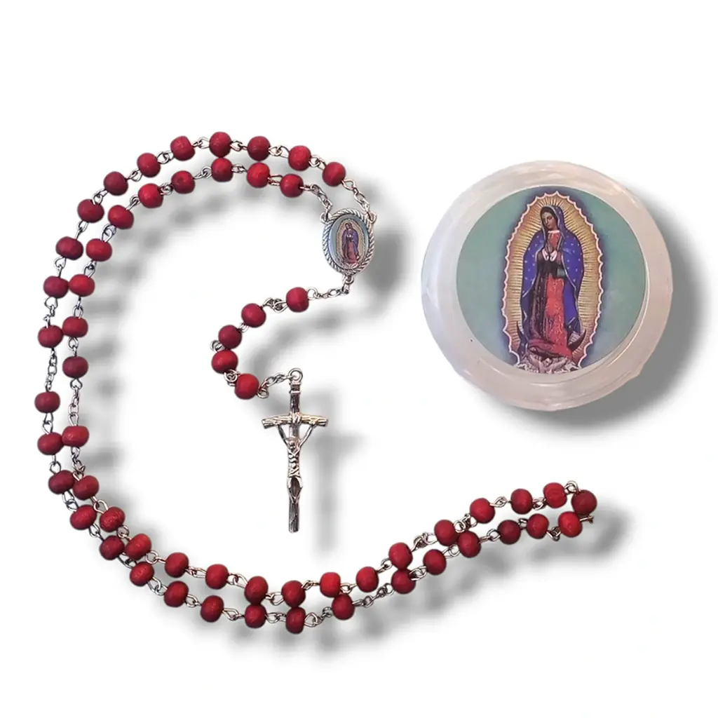 Rosario Perfumado Virgen Guadalupe (En cajita plástica)