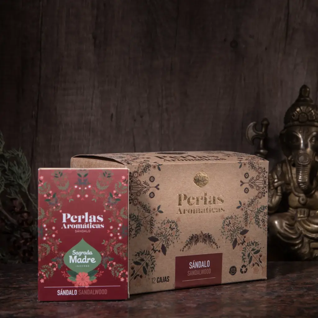 Perlas Aromáticas Sándalo S.M. x12 Cajas
