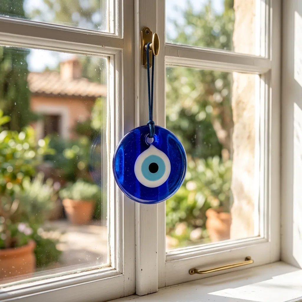 Colgante - Ojo turco de vidrio (5cm)