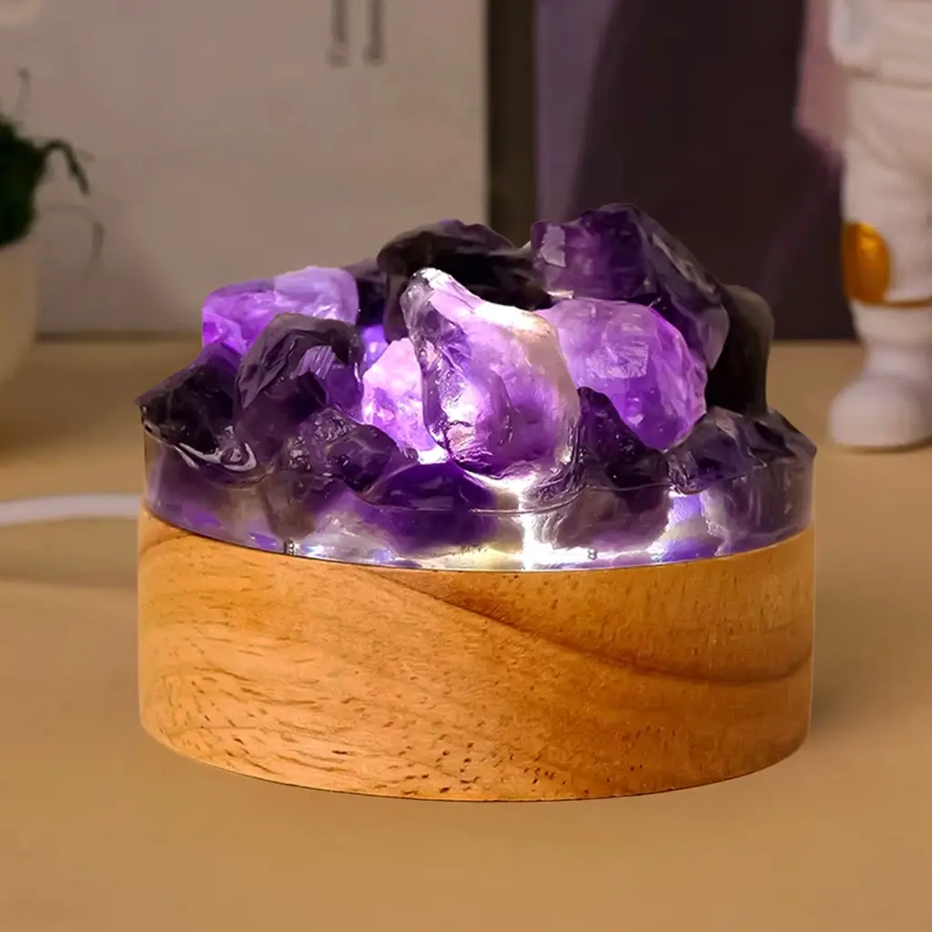 Lampara de Amatista en Bruto (6cm)