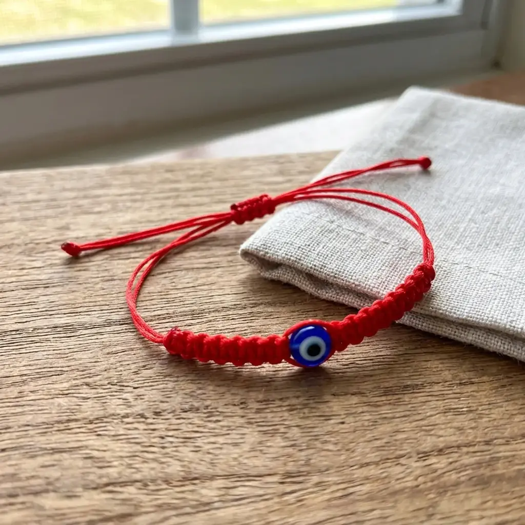 PROMO X12 - Pulsera Roja Ojo Turco (Protección)