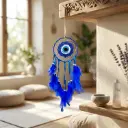 Atrapasueños Crochet - Ojo Turco Simple (50x13cm)