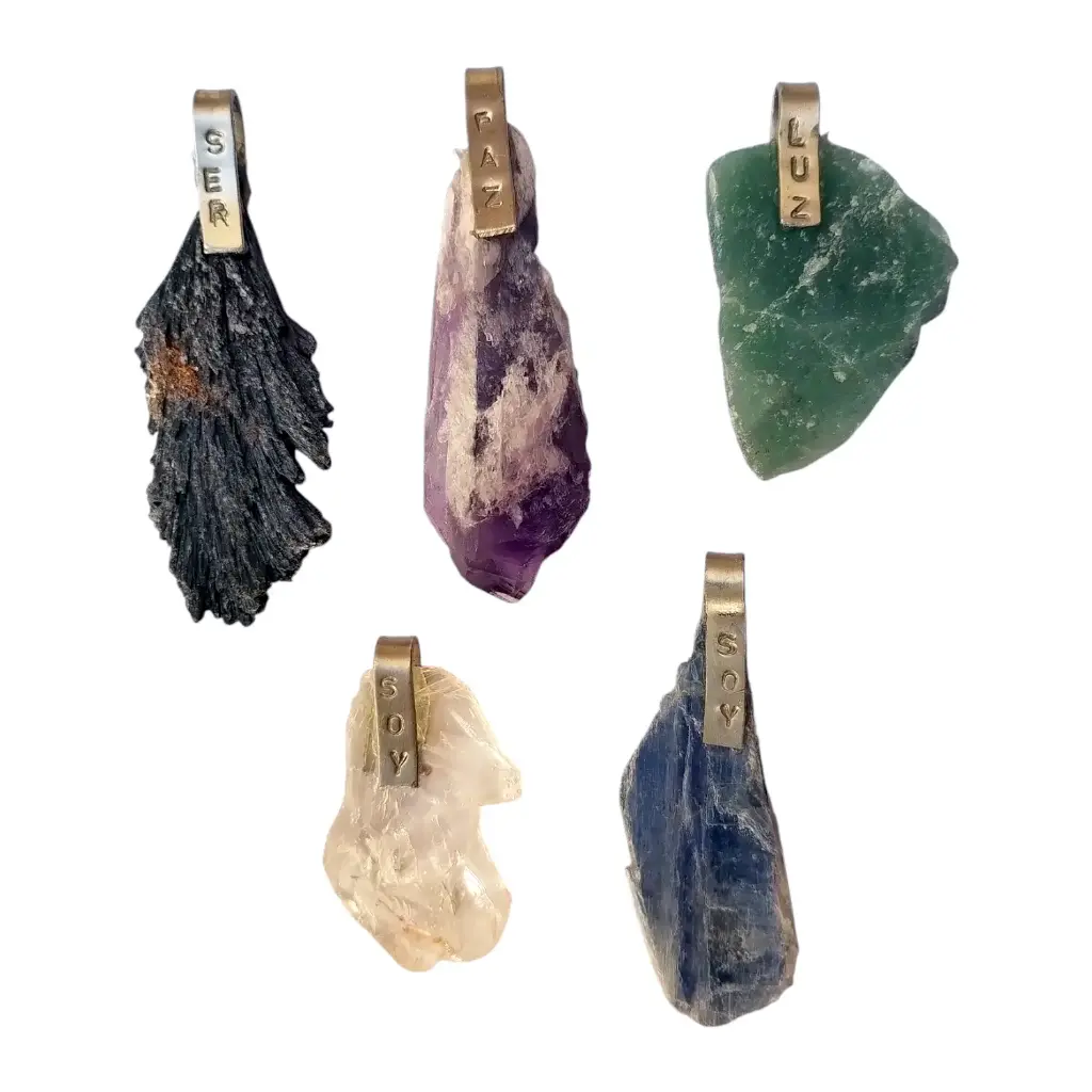 Dijes en Bruto Grandes con palabra (Surtido)