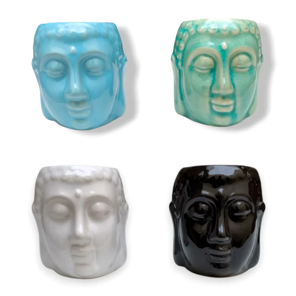 Hornito a Vela Cabeza Buda (En caja - 7x6cm)