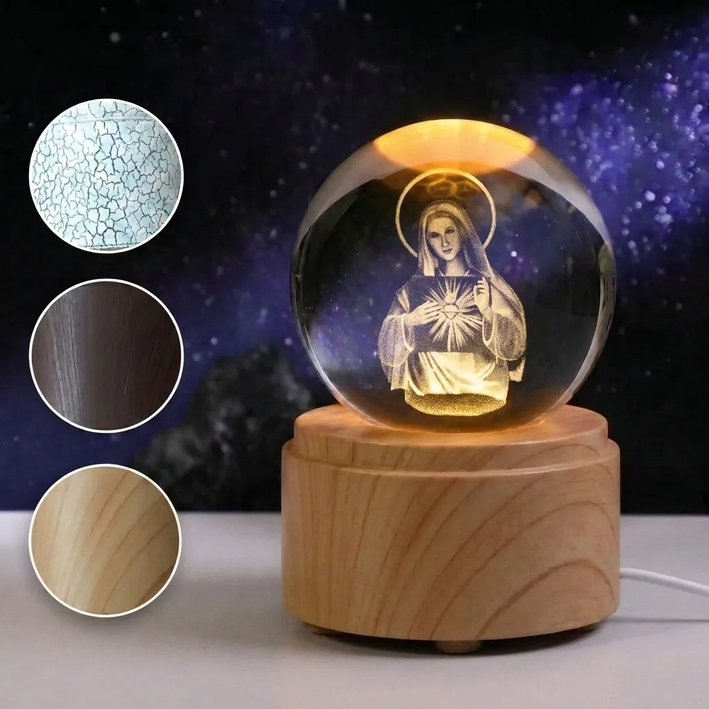 Lamp. Esfera GIRATORIA - Virgen Misericordiosa (6cm)